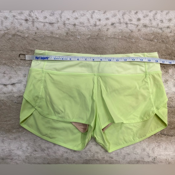 Lululemon Speed Short Clear Mint Size 8 - Picture 10 of 13